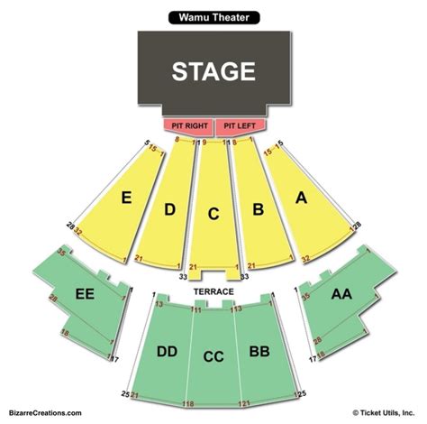 wamu theatre|wamu theater seating chart.